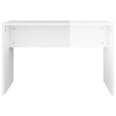 Kaptafelset 86,5x35x136 cm hoogglans wit