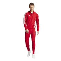 adidas Tiro 24 Trainingstrui 1/4-Zip Rood Wit - thumbnail