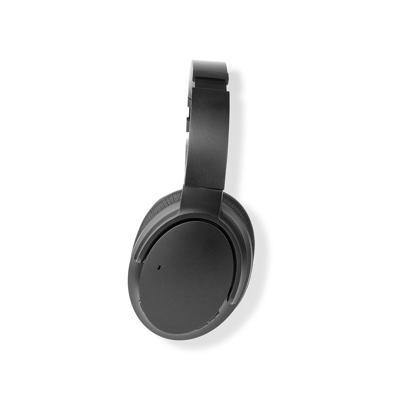 Nedis HPBT3261BK Over-ear Bluetooth-hoofdtelefoon 24 Uur Afspeeltijd 25 Db Noise Cancelling Snel Opladen Zwart