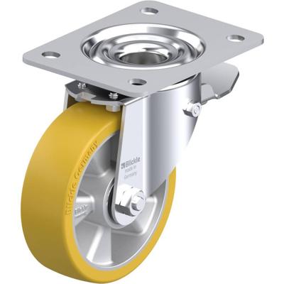 Blickle LK-ALTH 125K-3-ST Zwenkwiel met rem Wieldiameter: 125 mm Draagvermogen (max.): 350 kg 1 stuk(s)