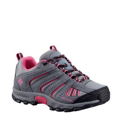 Columbia North Plain outdoor wandelschoenen grijs/fuchsia kids
