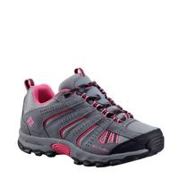 Columbia North Plain outdoor wandelschoenen grijs/fuchsia kids - thumbnail
