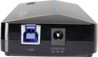 Renkforce RF-3806034 USB-hub 7 poorten USB-A USB 3.0 5 GBit/s Met snellaadpoort, Met status-LEDs Zwart - thumbnail