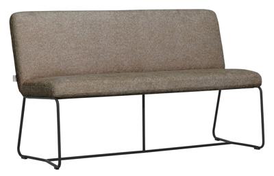 MUST Living Eetkamerbank 'Zola' Chenille, 150cm, kleur Bruin