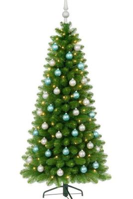 Arctic Spruce groen vanaf 150 cm hoog kunstkerstboom opgemaakt met piek, blauw & zilver Holiday Tree - Holiday tree
