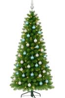 Arctic Spruce groen vanaf 150 cm hoog kunstkerstboom opgemaakt met piek, blauw & zilver Holiday Tree - Holiday tree - thumbnail
