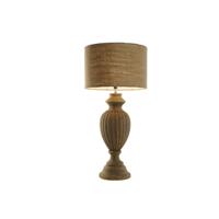 Bureaulamp Home ESPRIT Natuurlijk Jute Hout 50 W 220 V 44 X 44 X 91 cm - thumbnail