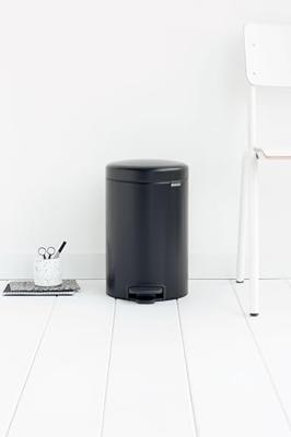 Brabantia NewIcon Pedaalemmer 12L Mat Zwart
