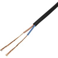 TRU COMPONENTS TC-13389160 Rubberkabel H05RN-F 2 x 0.75 mm² Zwart 100 m - thumbnail