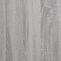 Bedframe met hoofdeinde en LED grijs sonoma eiken 200x200 cm - thumbnail