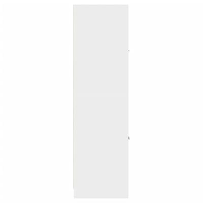 Apothekerskast 30x41x144,5 cm bewerkt hout wit - thumbnail