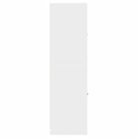 Apothekerskast 30x41x144,5 cm bewerkt hout wit - thumbnail
