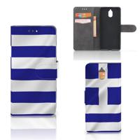 Nokia 3.1 (2018) | Bookstyle Case | Griekenland | Portemonnee hoesje - thumbnail