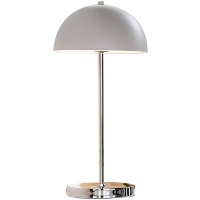 Dyberg Larsen tafellamp Garda 25 x 25 x 55 cm 5 W grijs