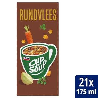 Cup-a-Soup Unox rundvlees 21x175ml | 4 stuks