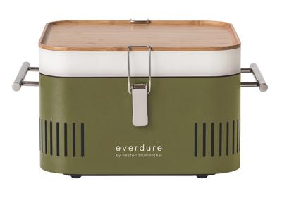 Everdure Cube houtskoolbarbecue (Basiskleur: groen)