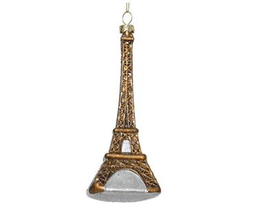 Kersthanger eiffeltoren goud 16,5 cm Kersthanger eiffeltoren goud 16,5 cm