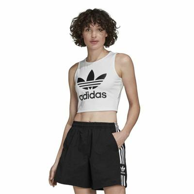 Dames Mouwloos T-shirt Adidas Tank Wit - Maat: 36