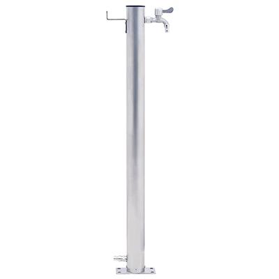 VidaXL Waterzuil rond 80 cm roestvrij staal VidaXL Waterzuil rond 80 cm roestvrij staal