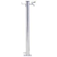 VidaXL Waterzuil rond 80 cm roestvrij staal - thumbnail