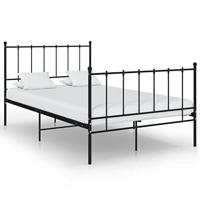 Bedframe metaal zwart 120x200 cm - thumbnail