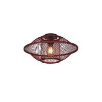 GOOD&MOJO Plafondlamp 'Maui' Bamboe, 50cm, kleur Burgundy - thumbnail