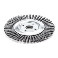 Lessmann Ronde borstel | gat d. 125 mm draaddikte 0,5 mm | staal 6 mm | 15.000 omw/min | 1 stuk - 473201EZ 473201EZ - thumbnail