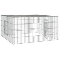 Konijnenkooi 110x110x55 cm gegalvaniseerd ijzer - thumbnail