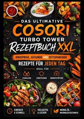 Das ultimative COSORI Turbo Tower Rezeptbuch XXL: Knusprige, gesunde und zeitsparende Rezepte für jeden Tag - Mia Genuss - ebook