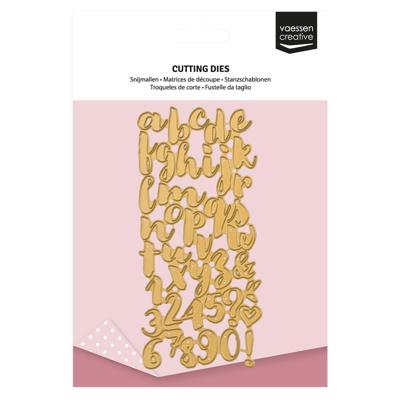Vaessen Creative • mini snijmallen alfabet 42st.