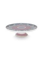 Pip Studio Flower Festival Taartplateau Klein Lichtblauw - thumbnail
