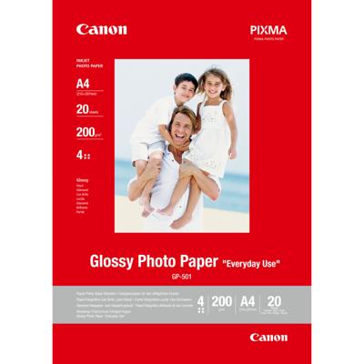 Canon GP-501 0775B082 Fotopapier DIN A4 200 g/m² 20 vellen Glanzend Canon GP-501 0775B082 Fotopapier DIN A4 200 g/m² 20 vellen Glanzend