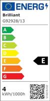 Brilliant Bombay G92928/13 LED-bureaulamp LED LED vast ingebouwd 6 W Energielabel: E (A - G) IJzer - thumbnail