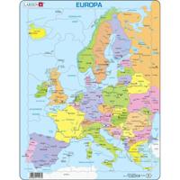 Selecta Larsen legpuzzel kaart europa, 37st. - thumbnail