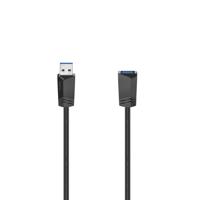 Hama USB 3.0 VERLENGKABEL 1.50M Kabel Zwart - thumbnail