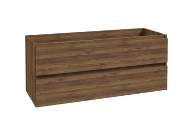 Onderkast Wiesbaden Alvara 120x46 cm 2 Laden 2 Uitsparingen Warm Eiken