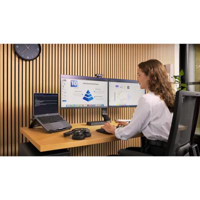 Kensington SmartFit monitorarm, dubbel, zwart - thumbnail
