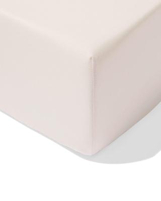 HEMA Hoeslaken 160x200cm zacht katoen beige (beige)
