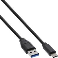 InLine 35712 2m USB A USB C Zwart USB-kabel - thumbnail