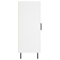 Dressoir 34,5x34x90 cm bewerkt hout wit - thumbnail