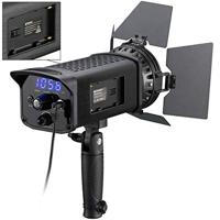 BRESSER SP-60 draagbare 60W LED Fresnellamp met afstandsbediening - thumbnail
