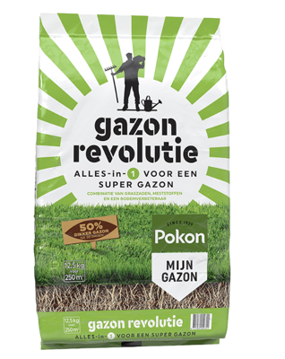 Pokon gazon revolutie 12,5 kg 250 M2