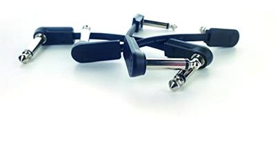 Cordial 14791 Jackplug Audio Aansluitkabel [1x Jackplug male 6,3 mm (mono) - 1x Jackplug male 6,3 mm (mono)] 0.45 m Zwart PVC-mantel