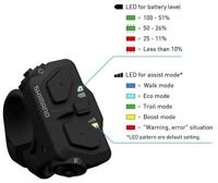 Shimano schakeleenheid (links) steps sw-en600-l 22,2 mm klemming - thumbnail