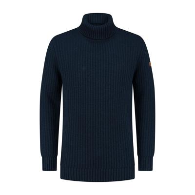 Travelin' Men - Col hals - Marine - Maat XL