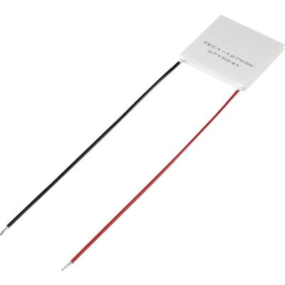 TRU COMPONENTS TEC1-127080 Peltier-element 15.4 V/DC 8.5 A 72 W (l x b x h) 40 x 40 x 3.3 mm TRU COMPONENTS TEC1-127080 Peltier-element 15.4 V/DC 8.5 A 72 W (l x b x h) 40 x 40 x 3.3 mm