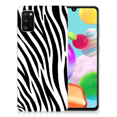 Samsung Galaxy A41 | TPU Hoesje | Zebra Samsung Galaxy A41 | TPU Hoesje | Zebra