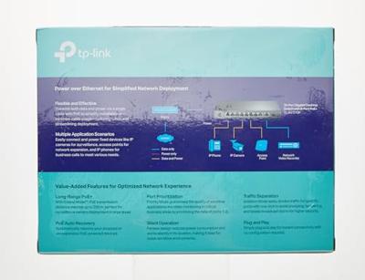 TP-Link TL-SG1210P Unmanaged Gigabit Ethernet (10/100/1000) Power over Ethernet (PoE) Grijs