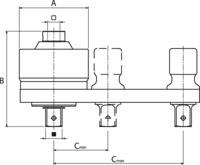 Gedore DVI-28L 2653257 Momentsleutel 2800 Nm (max) - thumbnail