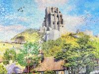 Below Corfe Castle Puzzel 1000 Stukjes - thumbnail